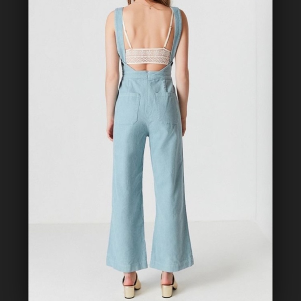 Rolla's Blue Corduroy Overall Jumpsuit 70s